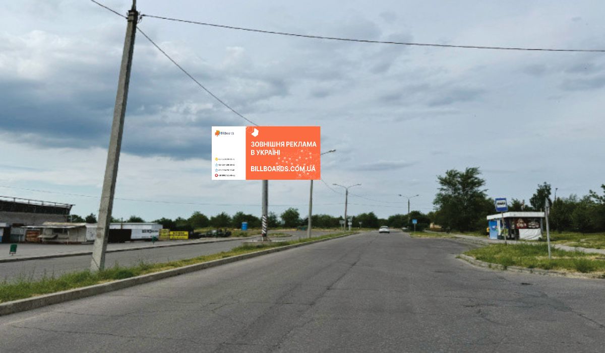 Billboard Zaporizhzhya,  st.Tovaris'ka, naproti rinku Borodins'kij
