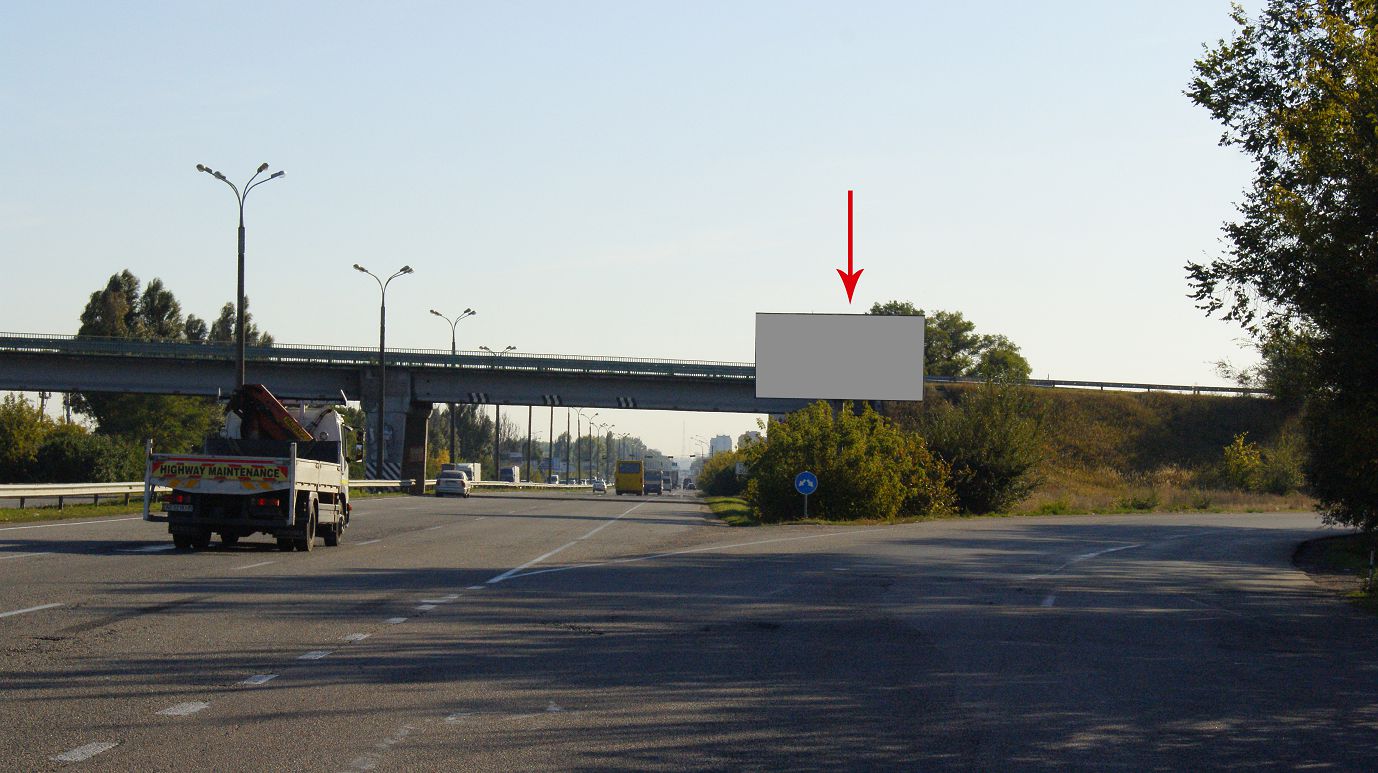 Billboard Pidgorodne,  Avtodoroga M04 (Donec'ke sose, v'izd do mista zi storoni Povlogradu, Epicentr)