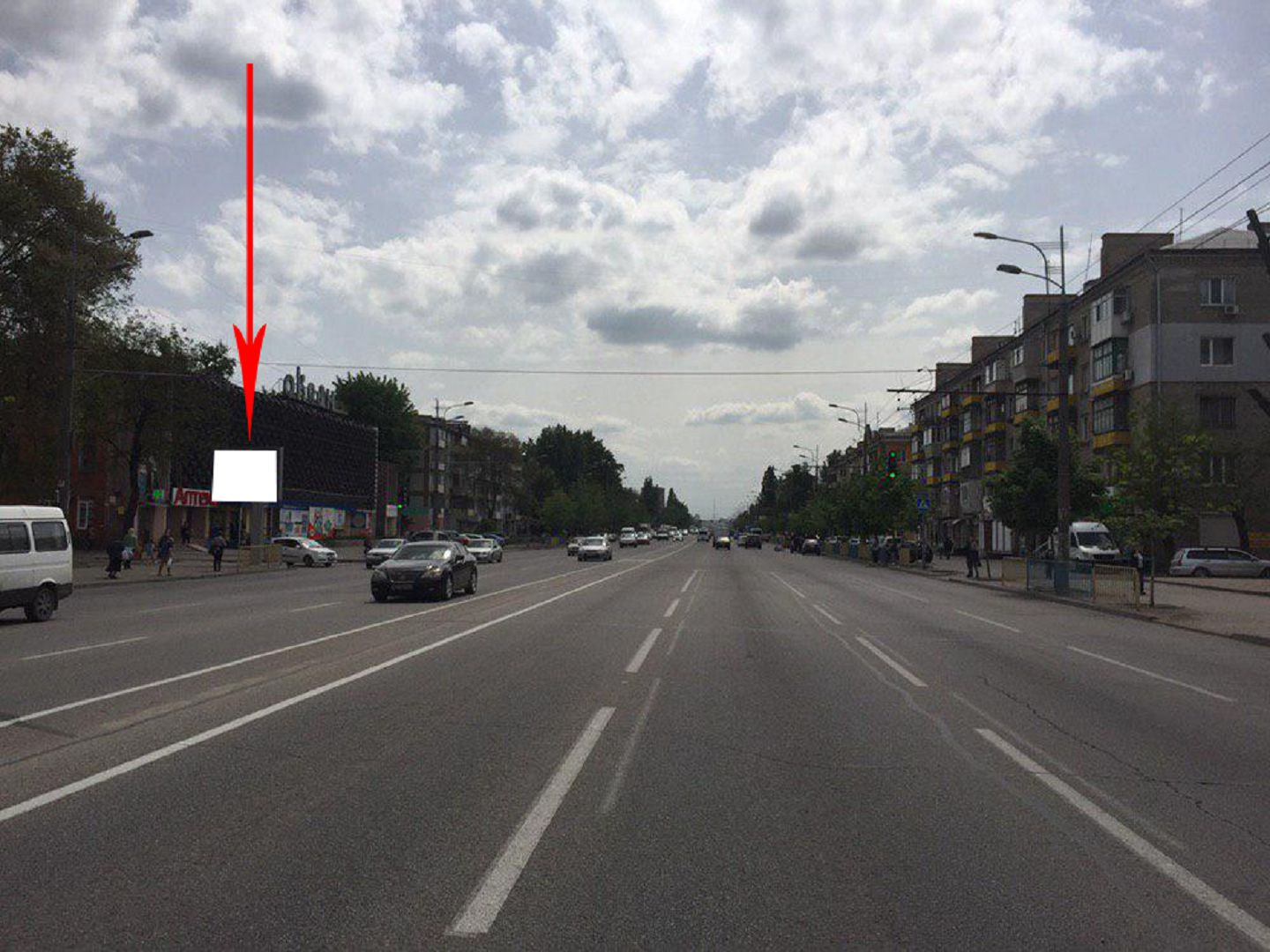 Backlight Dnipropetrovsk,  prosp. Slobozans'kij, 68/B, bila  TC "Okean", na svitlofori