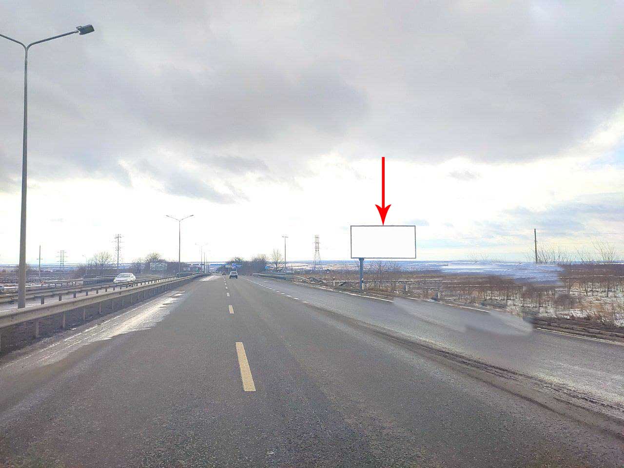 Billboard Dnipropetrovsk,  Avtodoroga, z'izd na Zap.Sose, ruh z m. Dnipro do m. Zaporizza