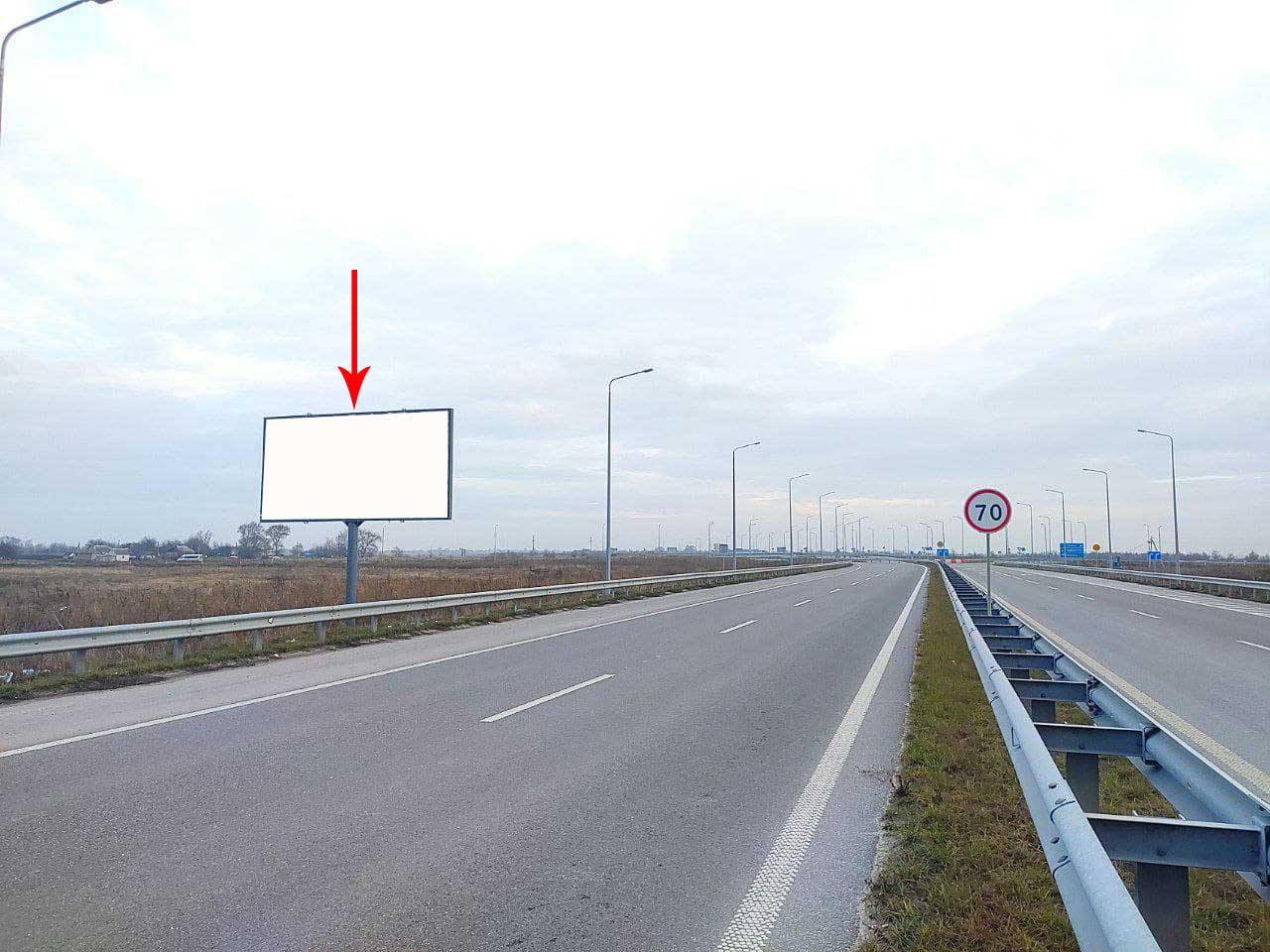 Billboard Greeks,  T-04-41, km 12+045 (pravoruc), Ruh do m. Kam'ans'ke, na Dnipro, pered rozv'azkou na s. Ivanivka