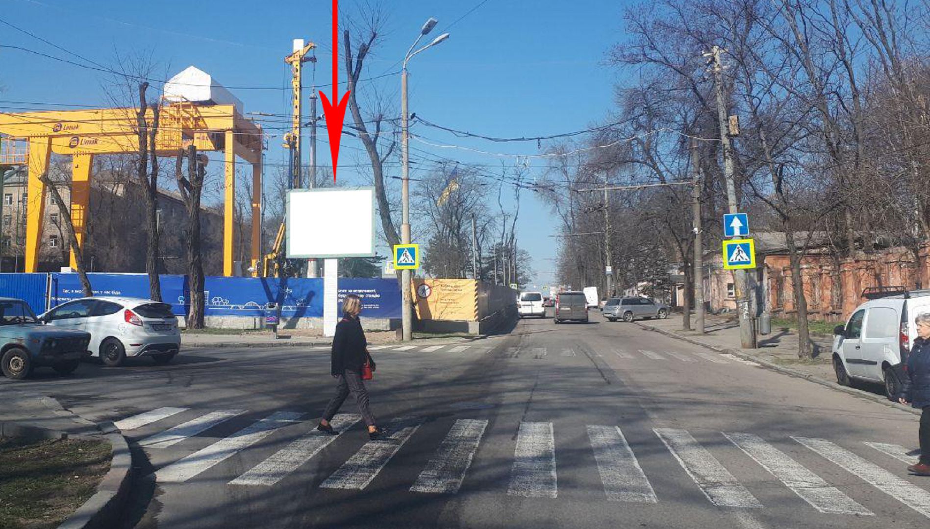 Backlight Dnipropetrovsk,  prosp. Dmitra Avornic'kogo - st. Geroiv Krut, v'izd do Likarni im. Mecnikova, tupik trolejbusiv