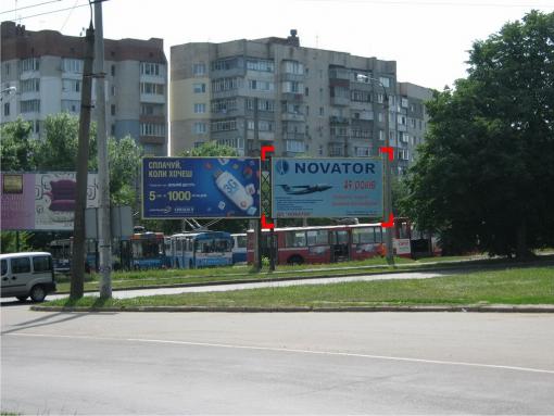 Billboard Khmelnitsky,  per. st. L'vivs'ke sose - Ternopil's'koi, sprava