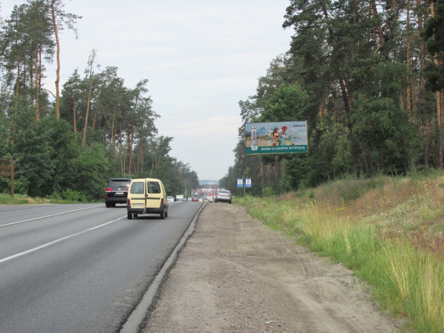 Billboard Kyiv,  Гостомельське шосе (Корчма, Фора, АТБ-маркет), в напрямку Гостомель