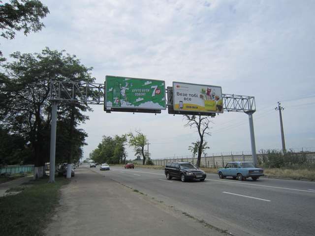 Billboard Odessa,  N04 Odesa - Cornomors'k km 09+080m (z mista liva)
