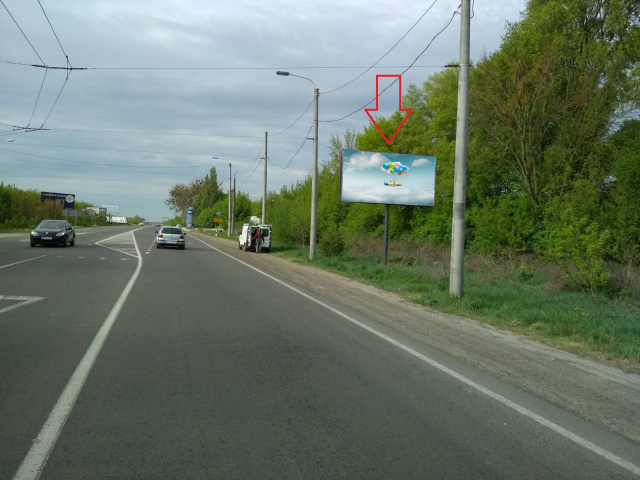 Billboard Hirka Polonka,  L'vivs'ka_povorot do cukrovogo zavodu_viizd