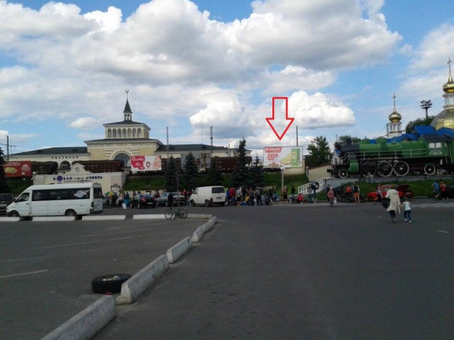 Billboard Kovel,  bst.Lesi Ukrainki-st.Veteraniv_Privokzal'nij majdan