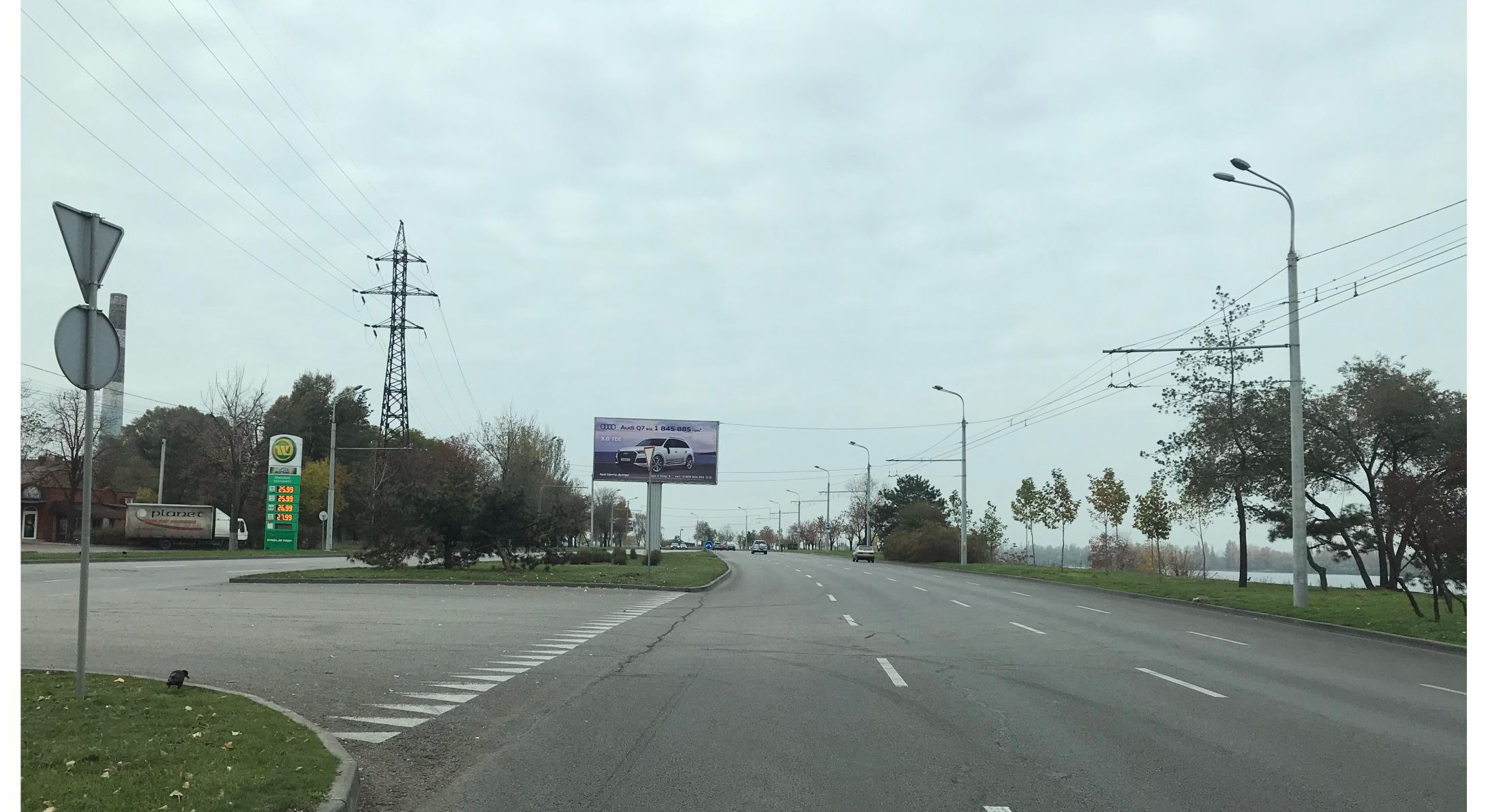 Backlight Dnipropetrovsk,  Siceslavskaa Nabereznaa st. 3d, Amurskij most, iz centra