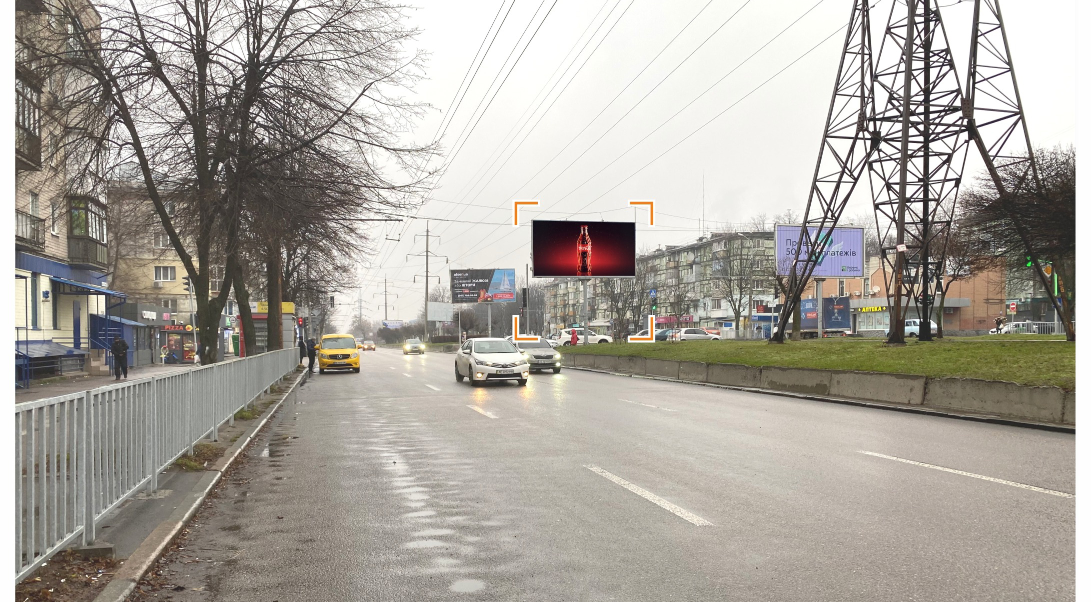 Billboard Dnipropetrovsk,  Pola av. - Stromcova st., v centr