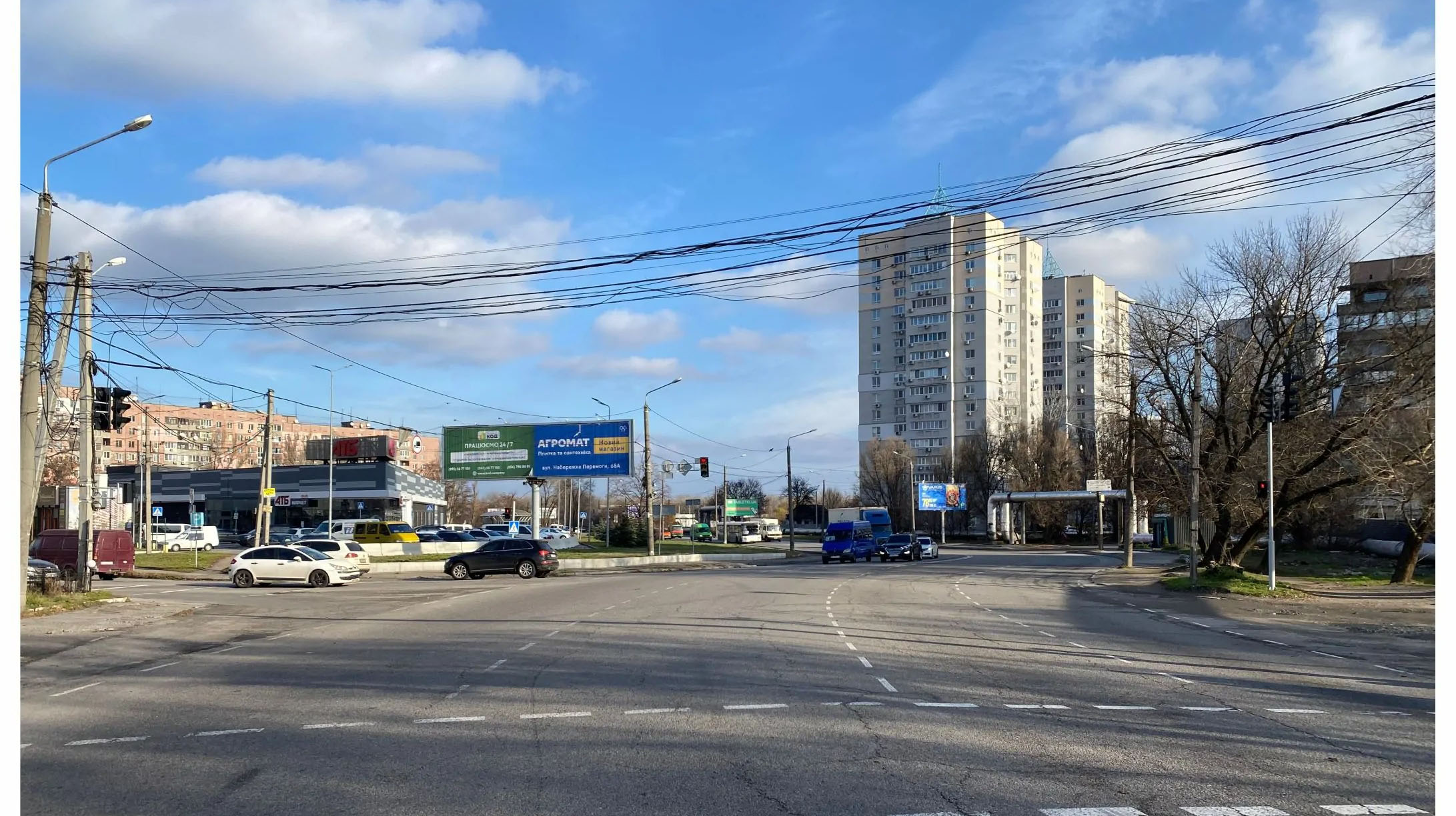 Prismatron, prism Dnipropetrovsk,  Kosmiceskaa st. - Mandrykovskaa st., levaa