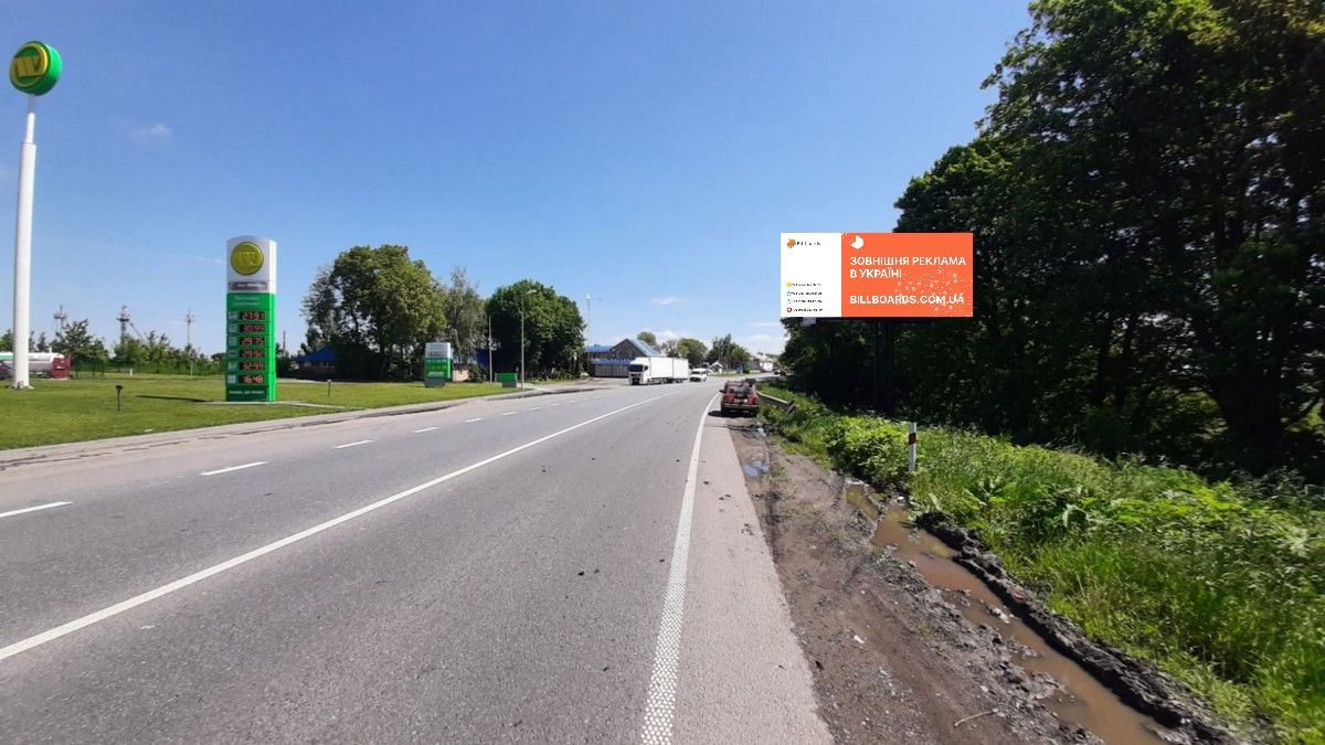Billboard Khmelnitsky trasi,  Vyezd Ternopol', L'vov. WOG Klen