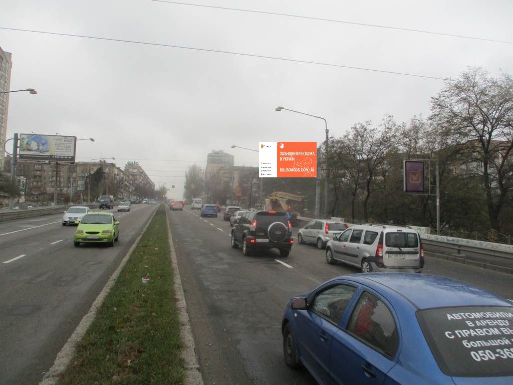Billboard Zaporizhzhya,  av.Sobornij - damba No4, ruh vid vokzalu, st.A
