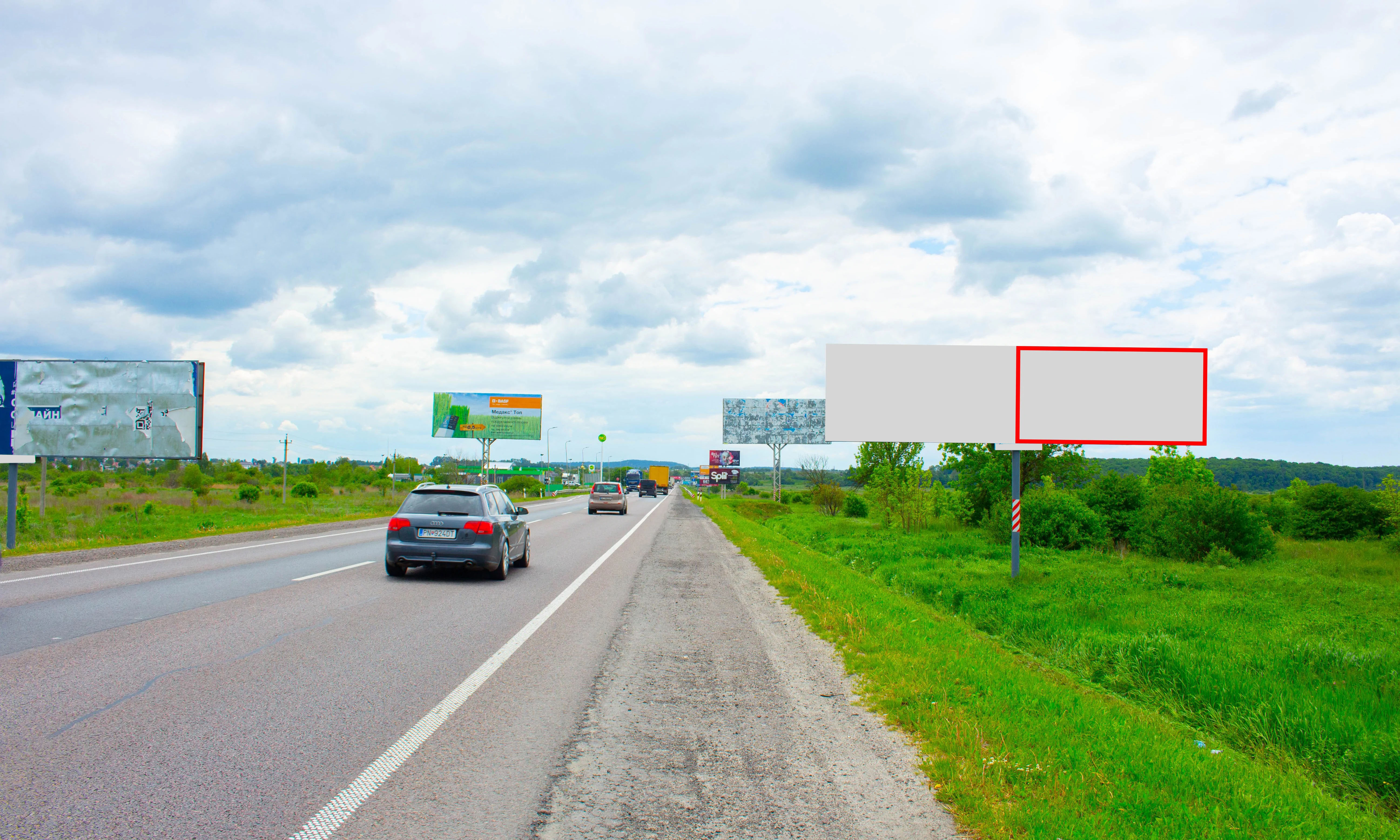 Billboard Lviv route,  M-06 Kiiv-Cop