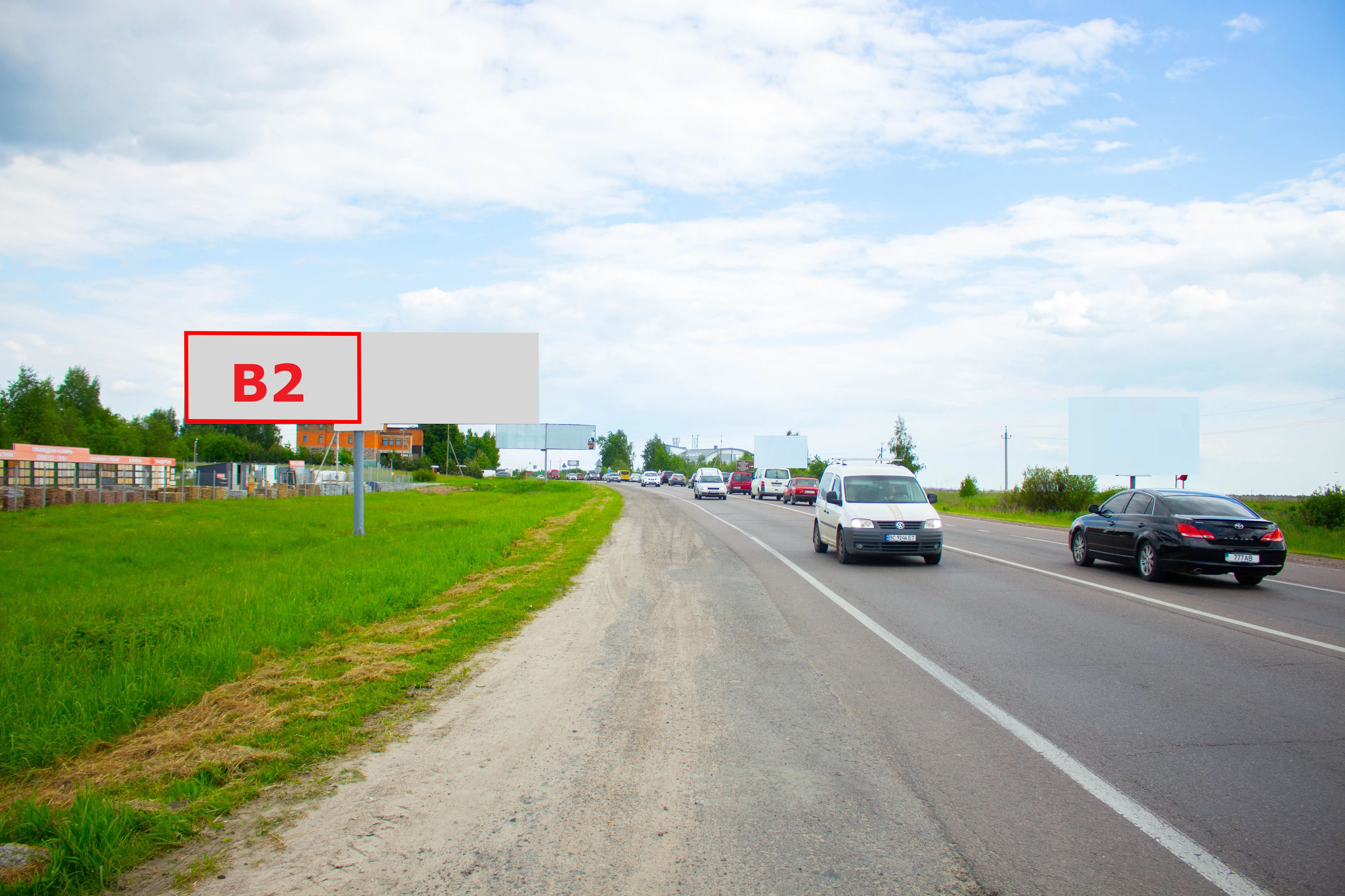 Billboard Lviv route,  M-10 Zahidnij obhid m. L'vova