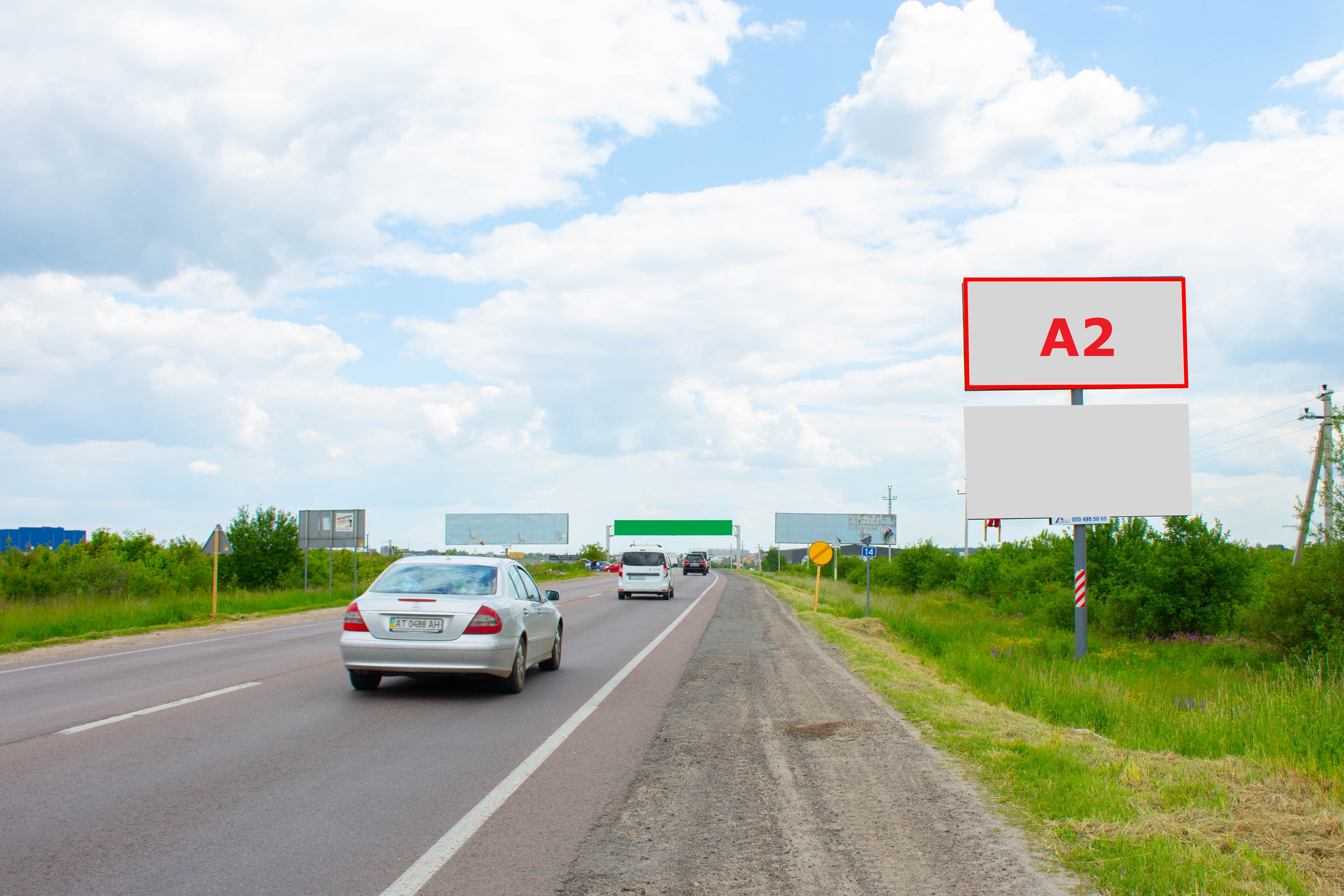 Billboard Sokilniki,  M-10 Zahidnij obhid m. L'vova