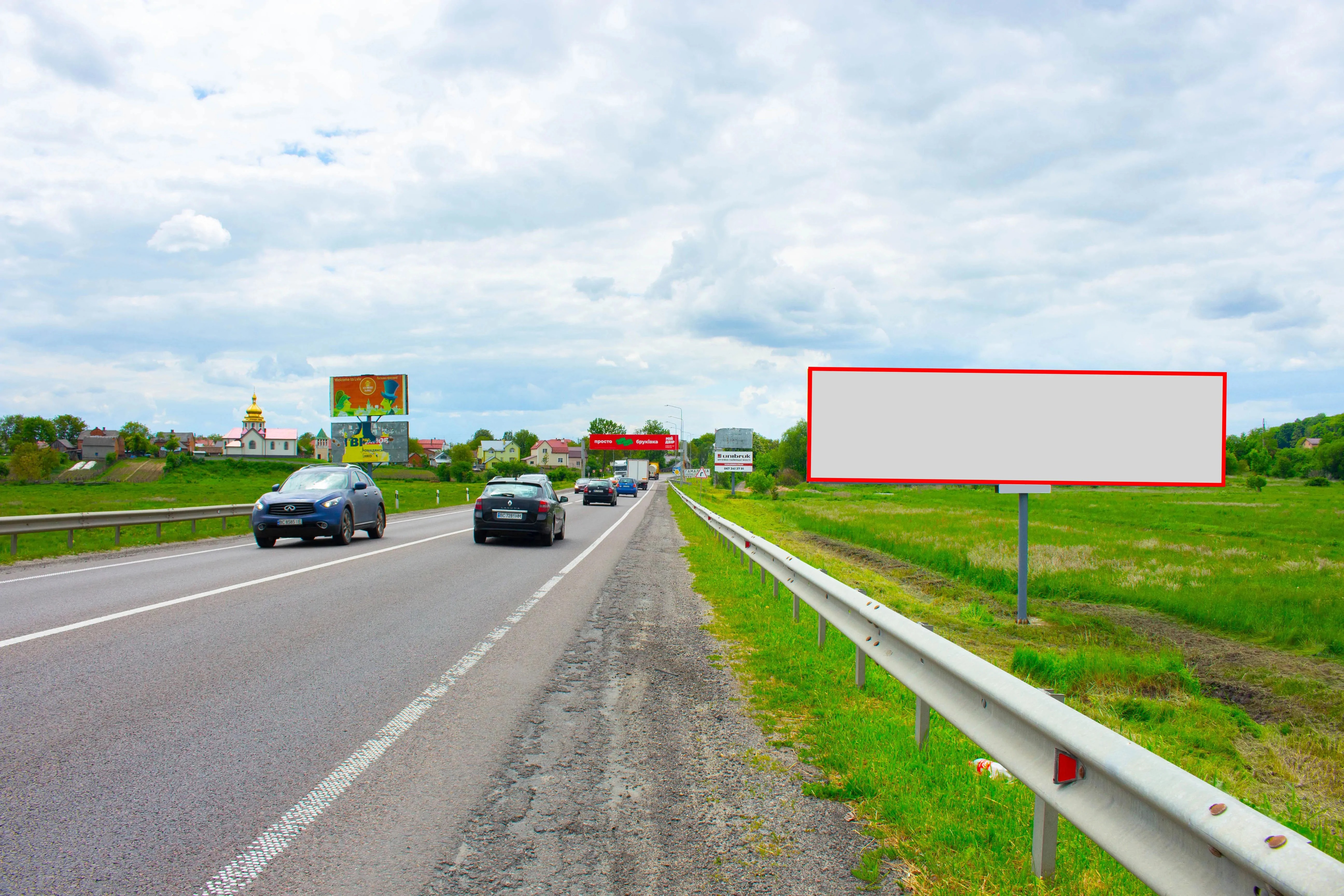 Billboard Lviv route,  M-06 Kiiv-Cop