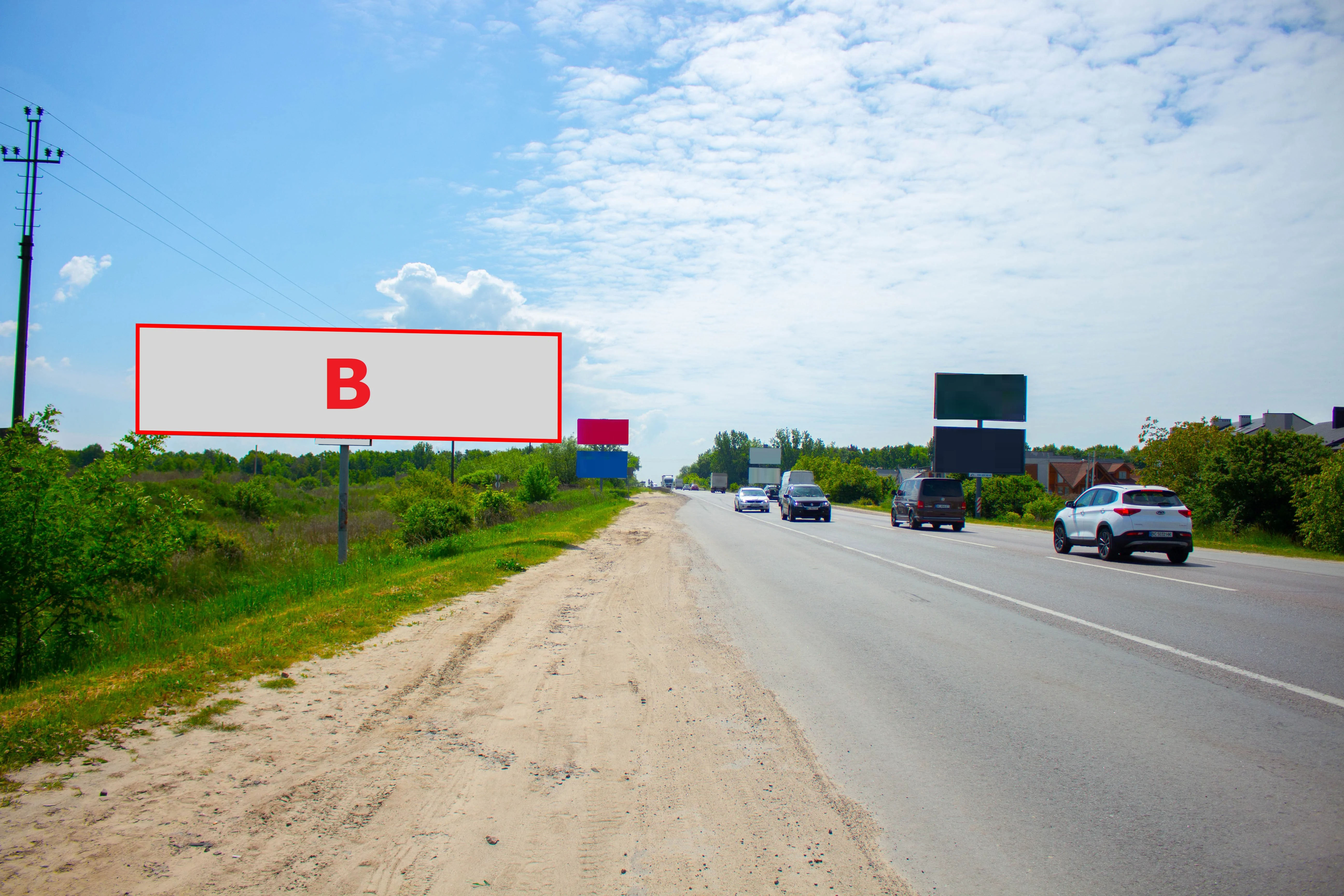 Billboard Lviv route,  M-10 Zahidnij obhid m. L'vova