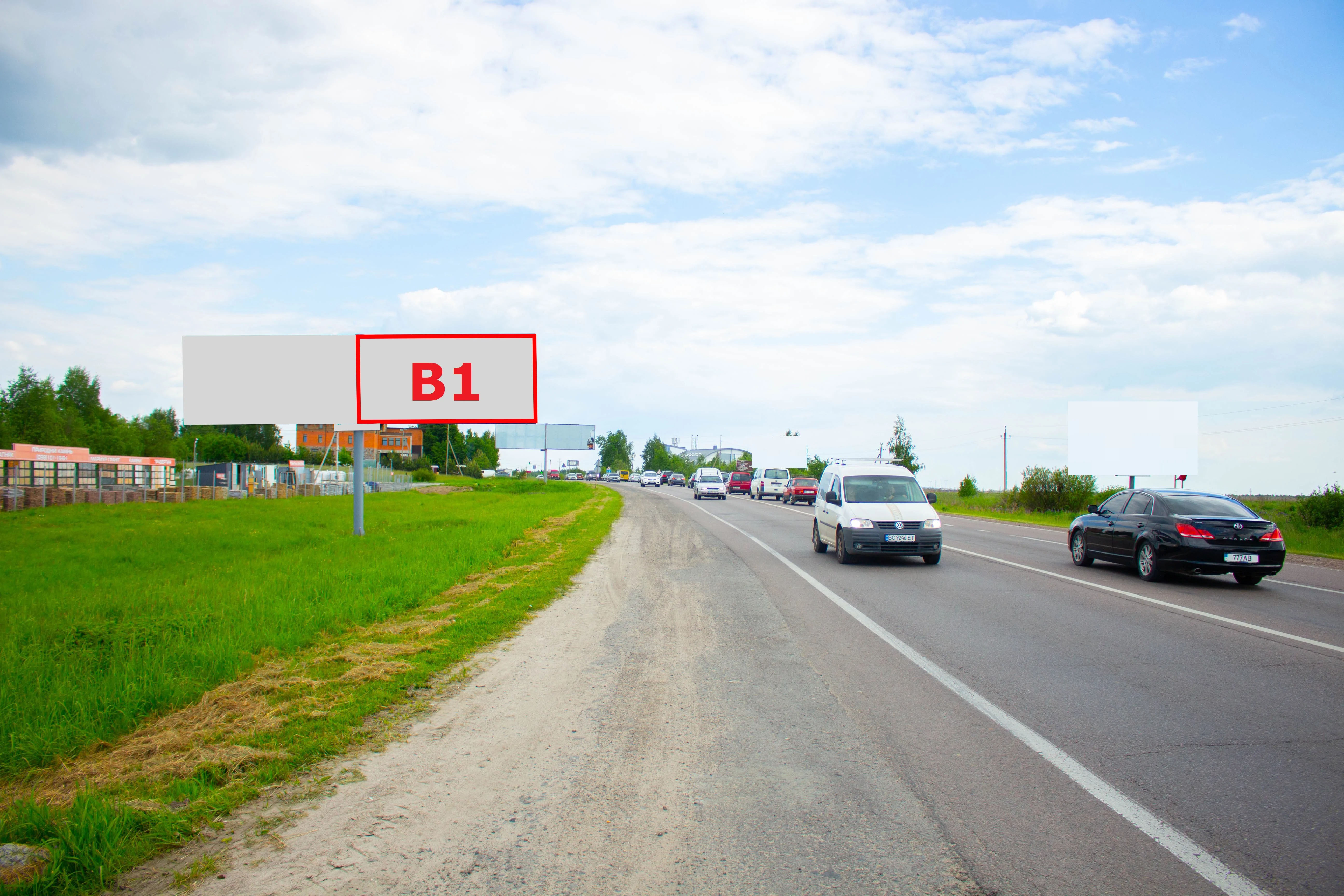 Billboard Lviv route,  M-10 Zahidnij obhid m. L'vova