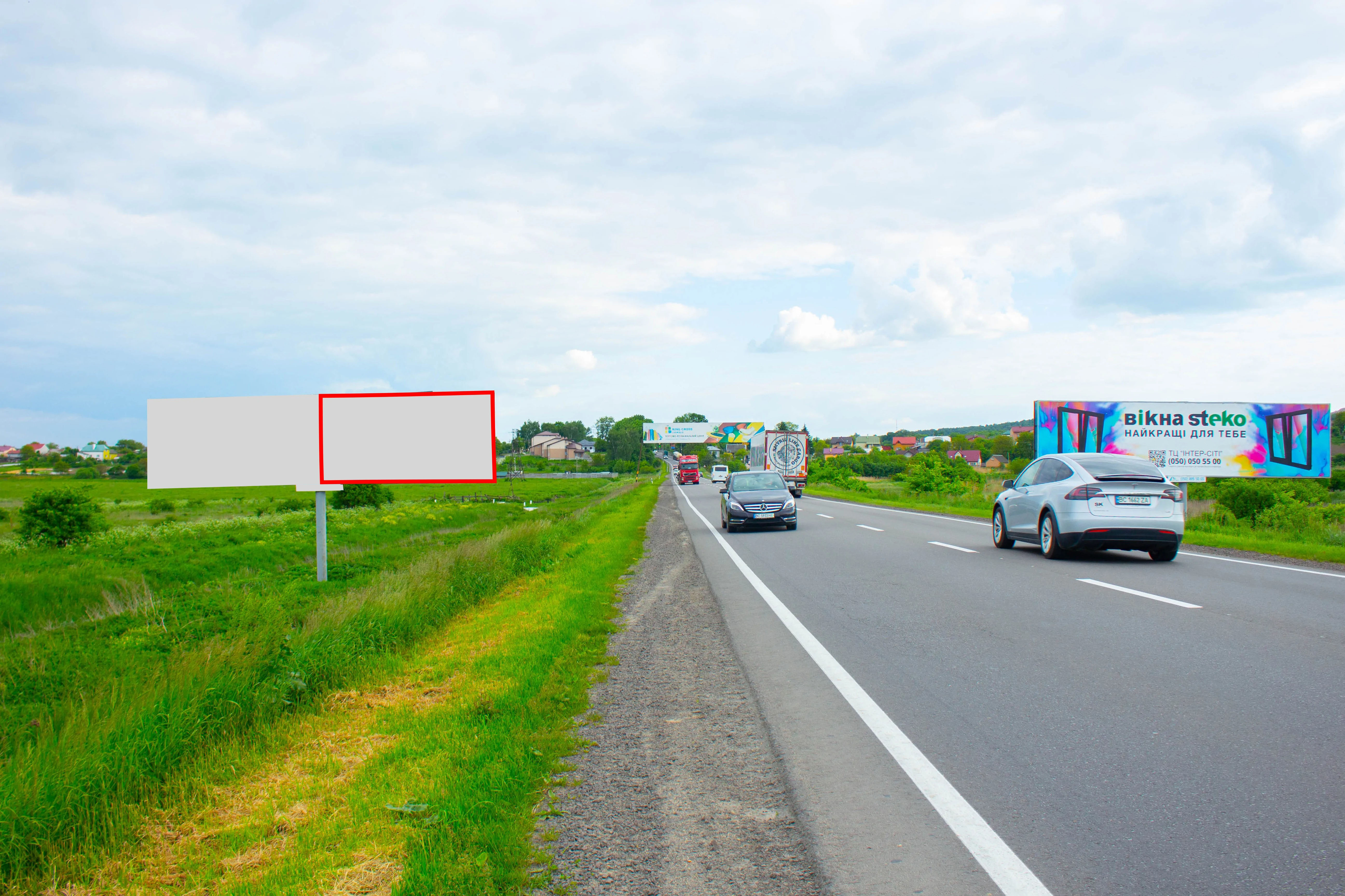Billboard Lviv route,  M-09 Ternopil'-L'viv-Rava-Rus'ka