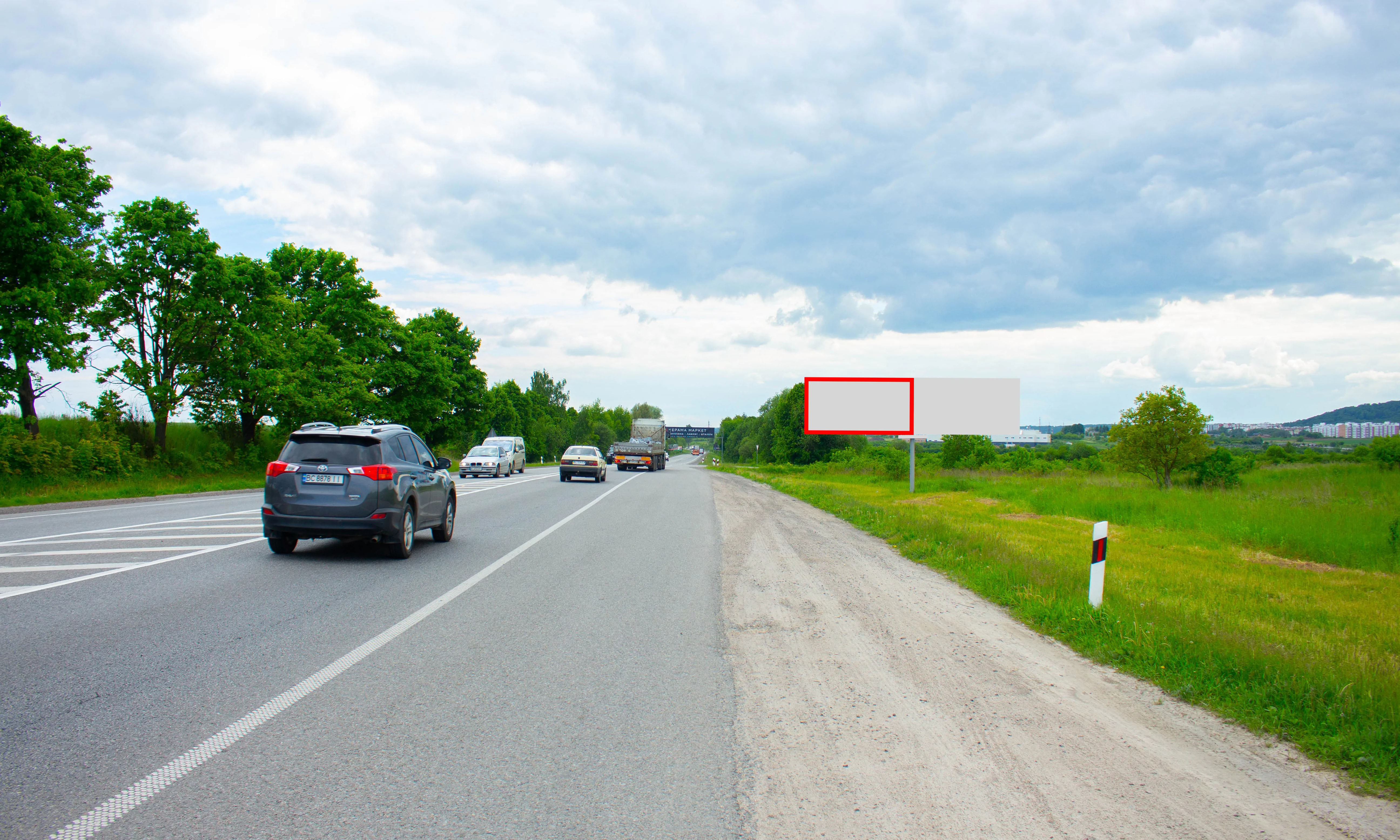 Billboard Lviv route,  M-06 Kiiv-Cop