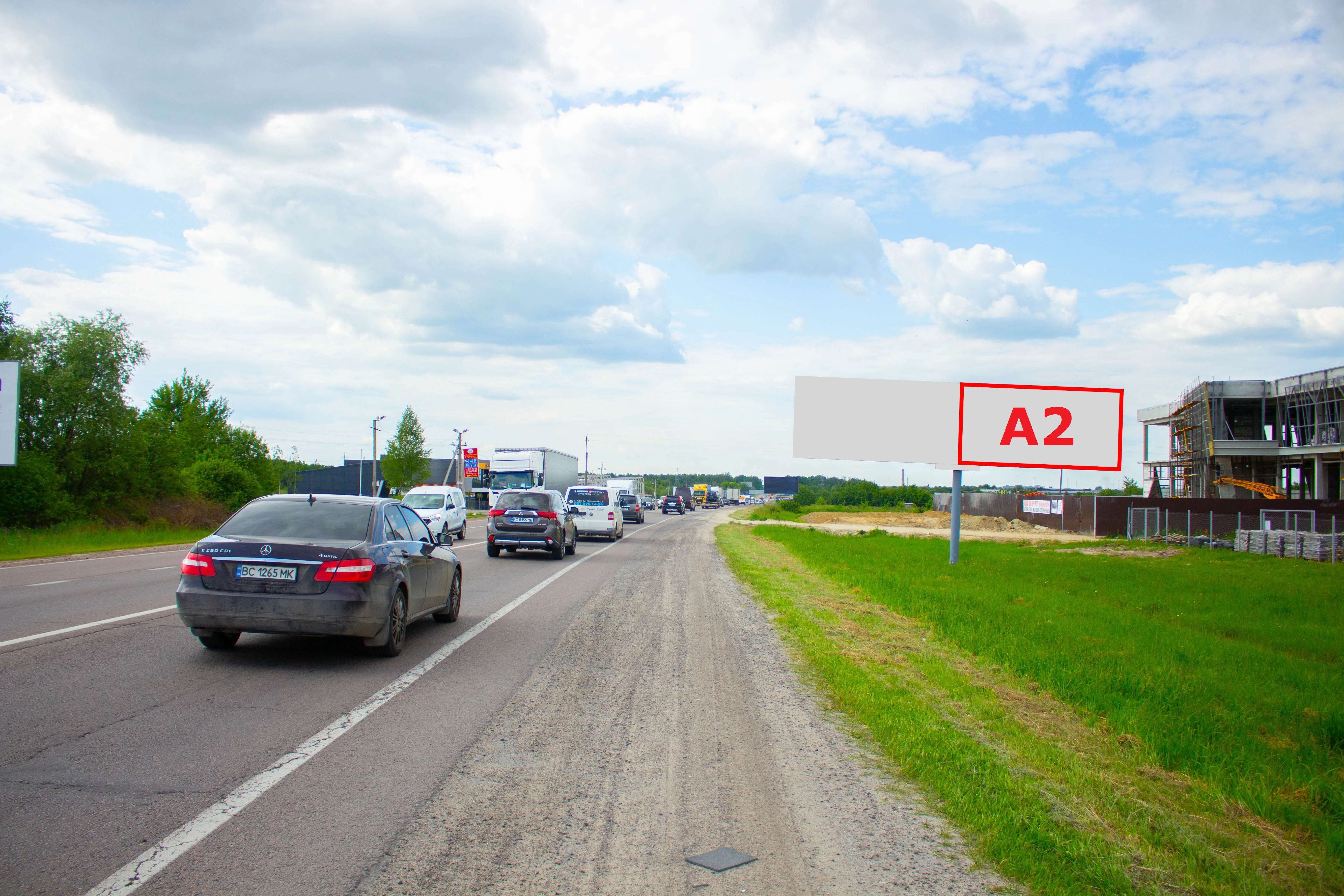 Billboard Lviv route,  M-10 Zahidnij obhid m. L'vova