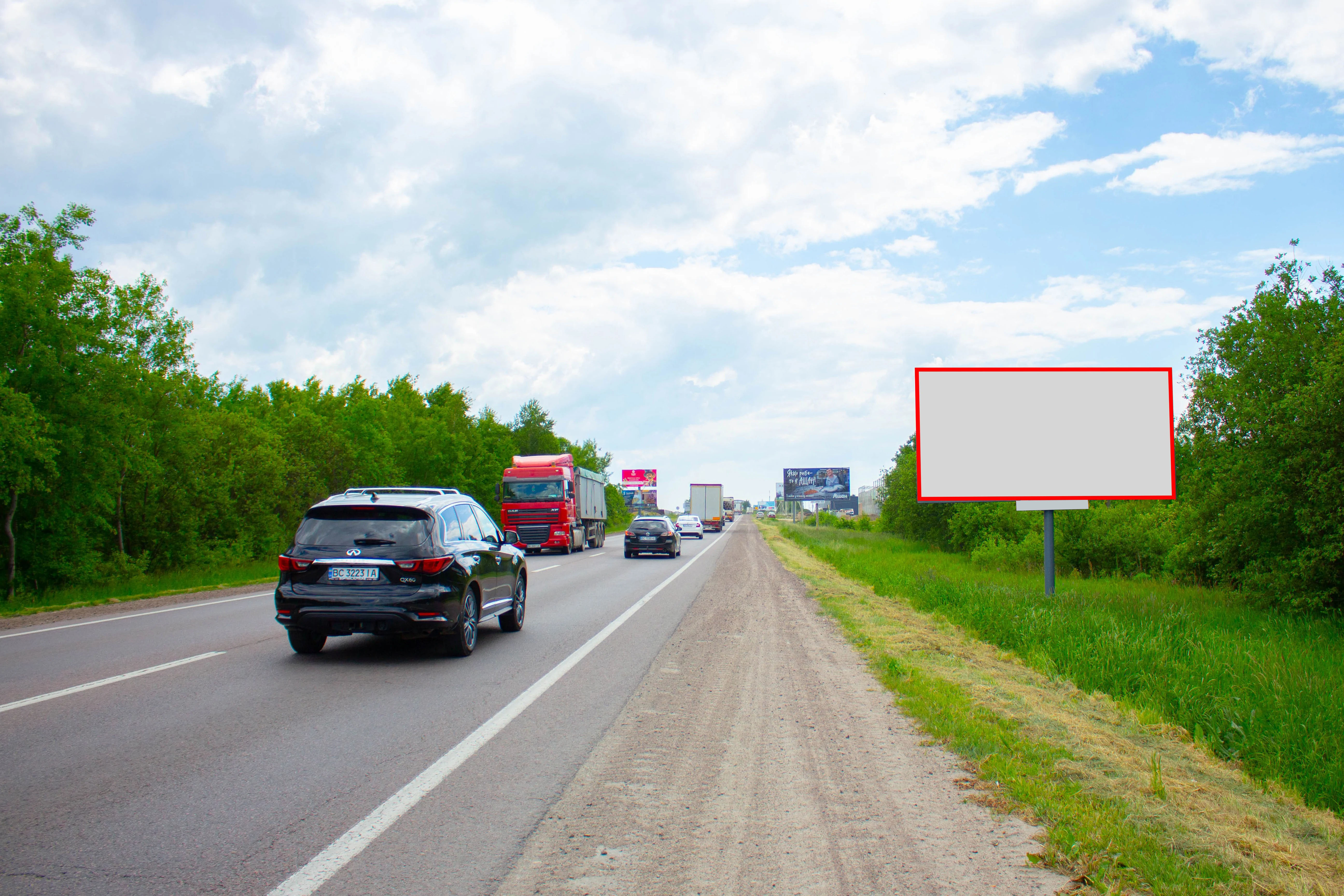 Billboard Lviv route,  M-10 Zahidnij obhid m. L'vova