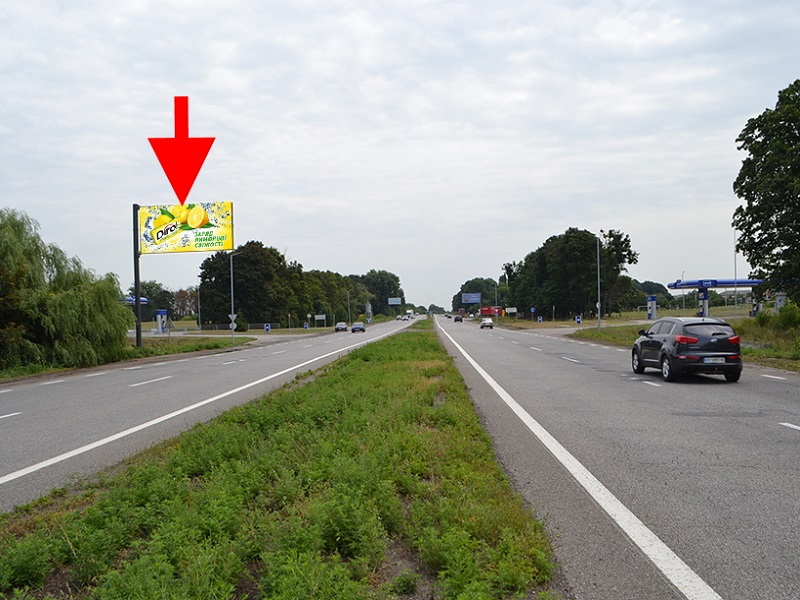 Billboard ,  Траса Київ - Харків - с. Травневе, АЗС "ANP", у бік м. Харків