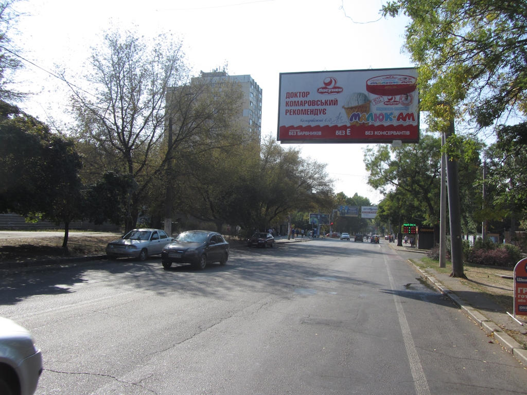 Billboard Odessa,  Добровольського пр., 75 - Марсельська вул.