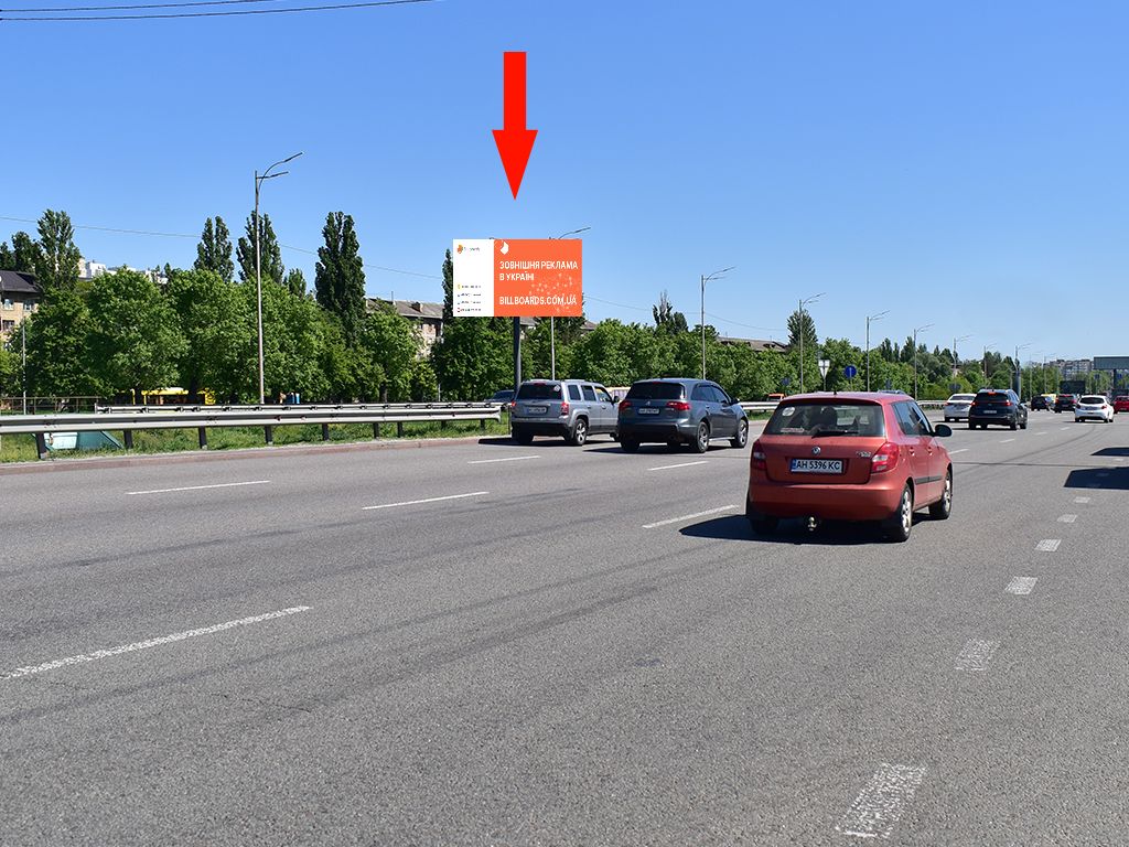 Video billboard Kyiv,  Kil'ceva doroga - st. Litvinenko-Vol'gemut, rozdil'nik, povorot na Sofiivs'ku Borsagivku, u bik Odes'koi pl., (rolik 10 sek, 1 vihid/1,5 hvilini)