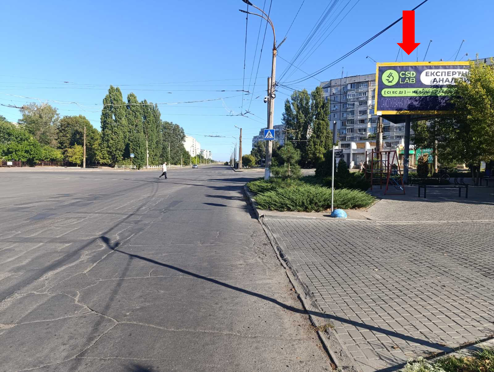 Billboard Kherson,  49-i Gvardijs'koi Divizii st. / Pokriseva st., z centru