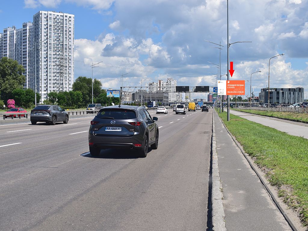 Video billboard Kyiv,  Bazana av., 30, v bik st.m. "Harkivs'ka", z centru, (rolik 10 sek, 1 vihid/1,5 hvilini)