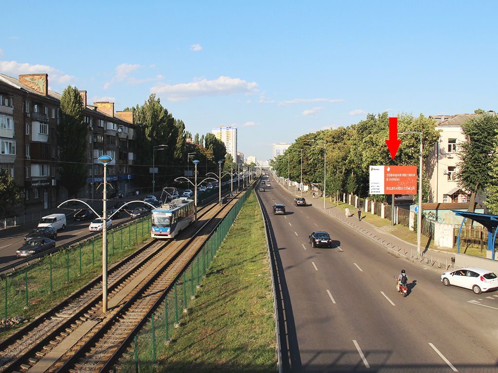 Video billboard Kyiv,  Guzara av. (kolis. Komarova), 3 - bst. Gavela (kolis. Lepse), medmistecko, "Isida", "Dobrobut", v centr, (rolik 10 sek, 1 vihid/1,5 hvilini)