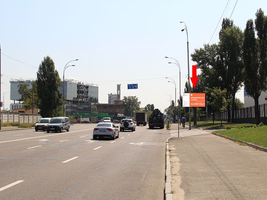 Scrolller, scroll Kyiv,  Новокостянтинівська вул., 1 - вул. Електриків, розв'язка, в бік Подолу