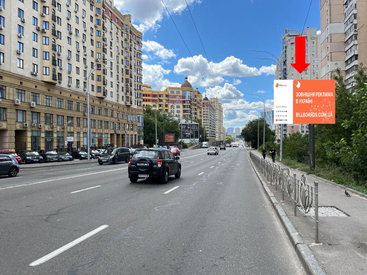 Video billboard Kyiv,  Cornovola st., 8, v bik av. Peremogi, (rolik 10 sek, 1 vihid/1,5 hvilini)