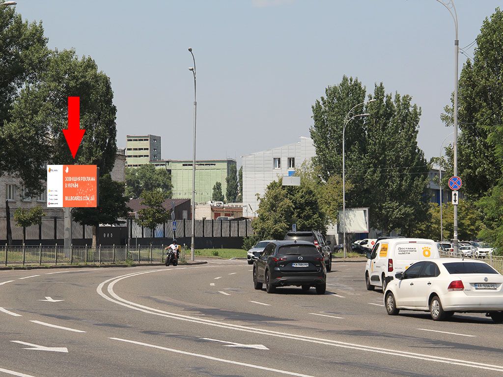 Backlight Kyiv,  Новокостянтинівська вул., 1 - вул. Електриків, розв'язка, в бік пр. Бандери