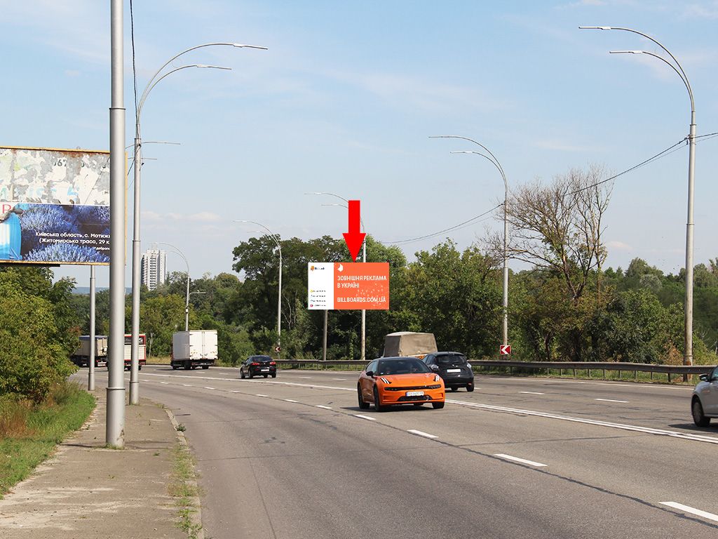 Billboard Kyiv,  Zabolotnogo st., v bik Stolicnogo sose