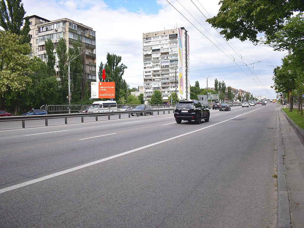 Billboard Kyiv,  Peremogi av., 116/1 - bst. Vernads'kogo, v centr