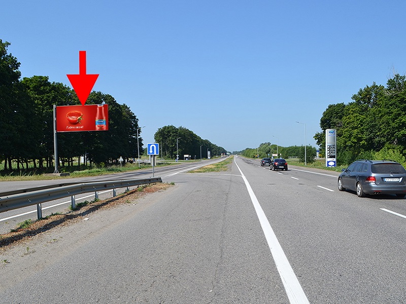 Billboard ,  Траса Київ - Харків - с. Травневе, маркет "Крон", (1), у бік м. Валки