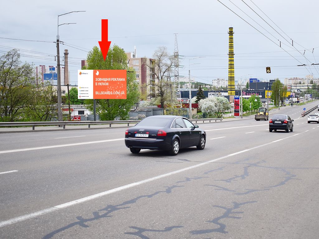 Billboard Kyiv,  Lugova st., 16 v storonu TRC "Karavan"
