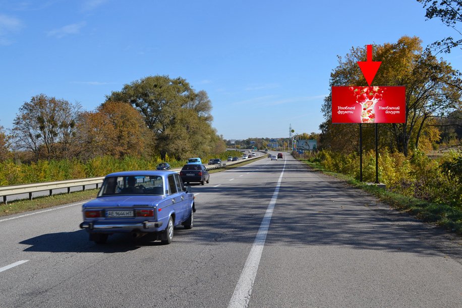 Billboard Route,  Траса Київ - Харків, 467 км, АЗС "WOG", у бік м. Харків