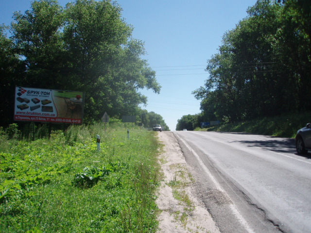 Billboard Route,  Траса Тернопіль-Львів, (1), в сторону міста