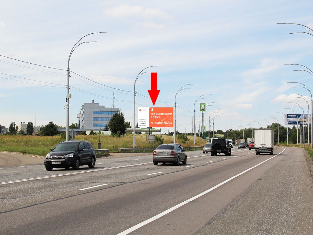 Billboard Kyiv,  Zabolotnogo st., 500 m. do AZS "Okko" i muzeu "Pirogovo", v storonu Odes'koi pl.