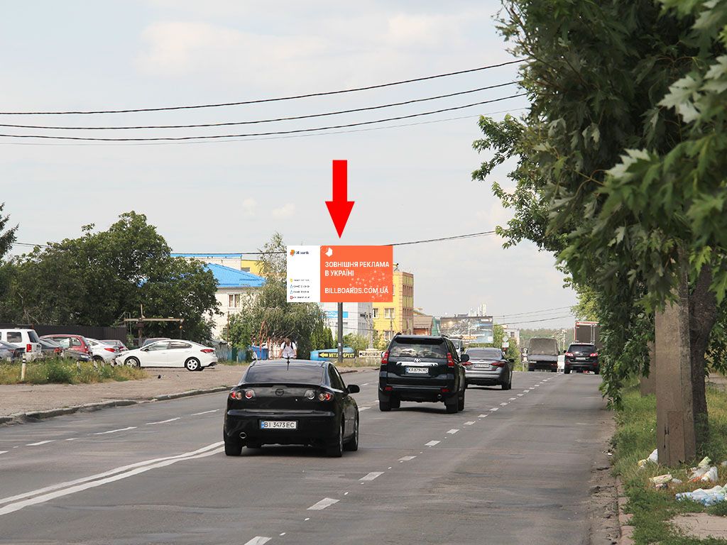 Billboard Kyiv,  Stecenka st., 200 m. AZS "WOG", v storonu TRC "Lavina", supermarketiv "Asan", "Epicentr"