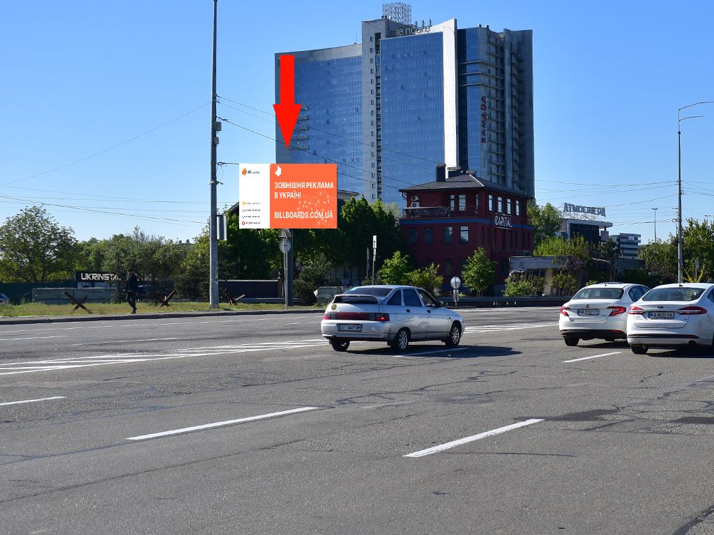 Billboard Kyiv,  Stolicne sose / st. Zabolotnogo, povorot na avtorinok, v centr
