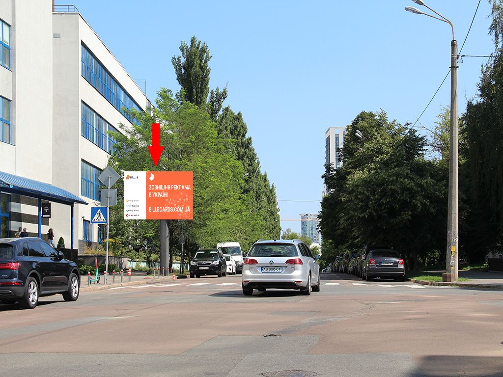 Billboard Kyiv,  Soludenka st., 5/25 - st. Andrusenka, v storonu Luk'anivki