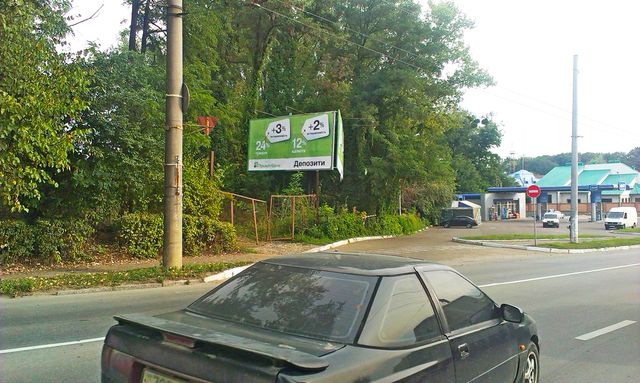 Billboard Chernivtsi,  Moskovs'koi olimpiadi st. - Fastivs'ka st., (AZS"ANP", gotel'"Koral")