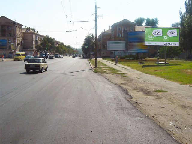 Billboard Krivy Rig,  Siceslavs'ka st.- Eelektricna st., 2   do Fuksa st.