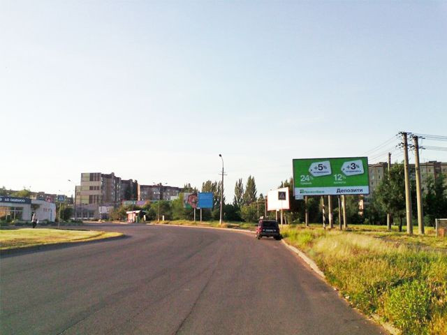 Billboard Krivy Rig,  Glazovogo st., 8 - Vecirnij bul'. ( st. ST "pl. Pola"), do Bikova st.