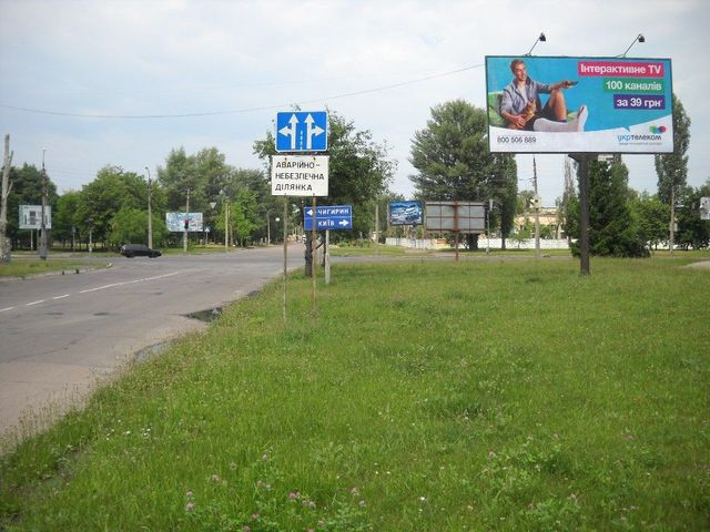 Billboard Cherkasy,  Korol'ova st. - Sumgaits'ka st., ( 200 m.k AZS "OKKO",200 m.k AZS "Shell")