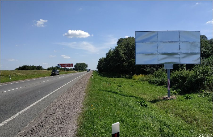Billboard Lviv route,  Trasa M-06 Kiiv-Cop, Ob'izna doroga z Kieva pisla Gamaliivki
